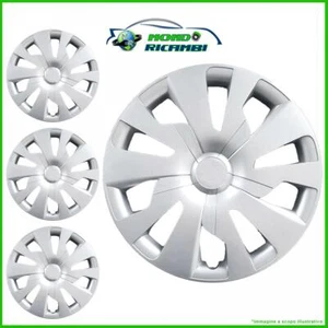 SERIE 4 BORCHIE - 4 COPRICERCHI COPPE RUOTA 15 PER TOYOTA YARIS DAL 2014 -> - Imagen 1 de 2