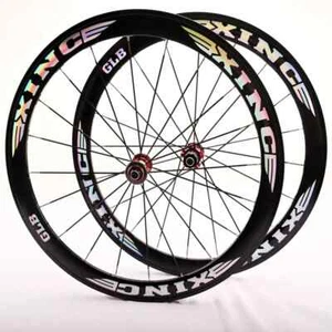 700c Höhe 50MM Rennrad V/C/Ring Scheibenbremse Laufradsatz Gerade Ziehen Radnabe - Bild 1 von 13