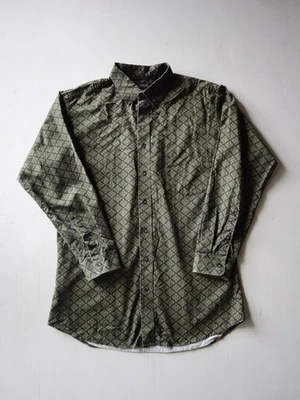 Vintage Cambridge Classics Abstract Geometric Print Shirt Green Size L - Image 1 of 4