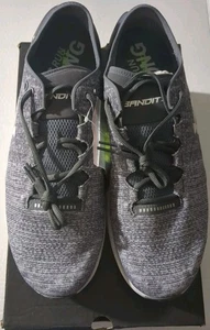 Under Armour Herren Größe 16 Charged Bandit 3 Gletschergrau Turnschuhe Weiße Sohlen Neu - Bild 1 von 8