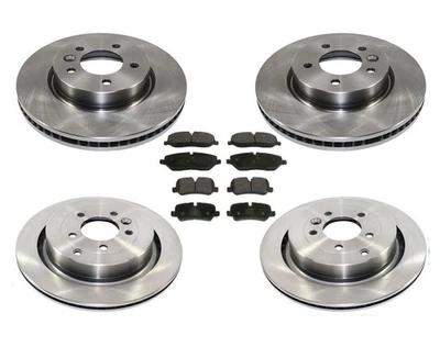Se adapta a Land Rover LR4 2010-2016 rotores de disco de freno delanteros y traseros y pastillas de freno 6 piezas Foto 1 de 4