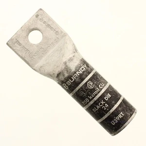 Burndy 1-Hole Hylug Conductor Long Barrel Uninsulated Compression 1/2" 750 kcmil - Picture 1 of 4