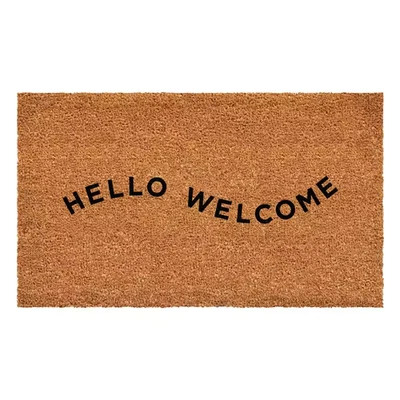 Felpudo Hello-Welcome 24" X 36" Foto 1 de 4