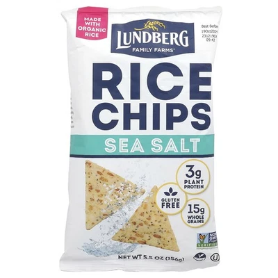 Rice Chips, Sea Salt, 5.5 oz (156 g) - Image 1 of 2