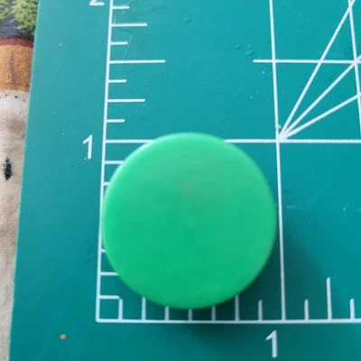 Colt # 85 botón verde brillante confirmado 7/8" excelente estado Manhattan Foto 1 de 2