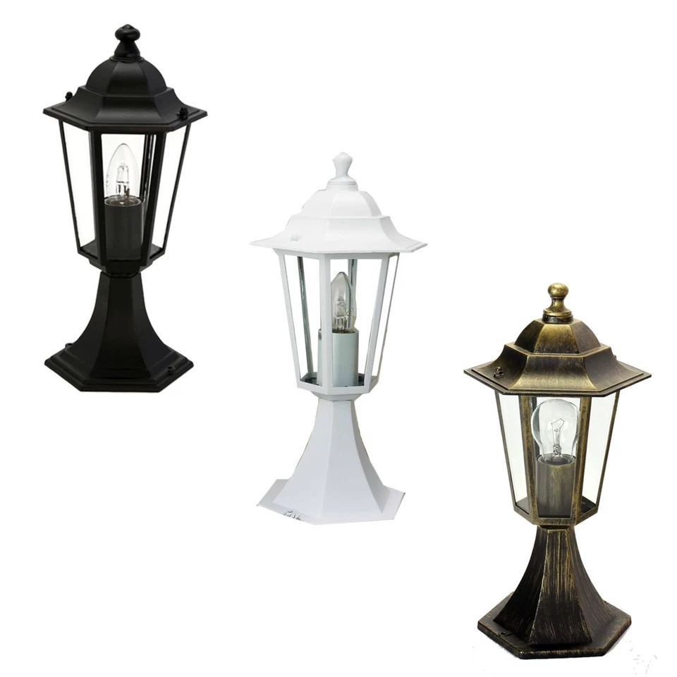 Außenlampe Antik Design 38 cm E27 IP44 PARIS Standleuchte Wegeleuchte Garten - Bild 1 von 1