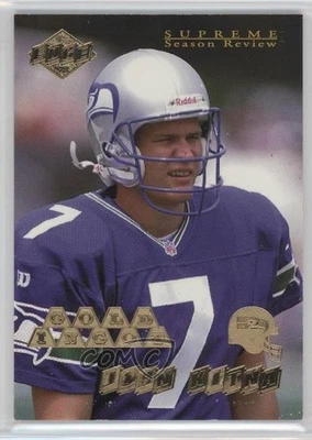 1998 Collector's Edge Supreme Season Review Gold Ingot Jon Kitna #169 - Image 1 of 2