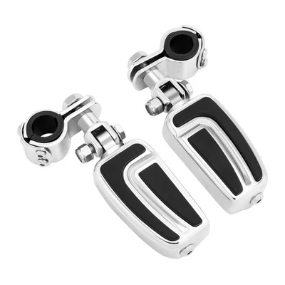1" or 1-1/4" Bracket & Aluminum Footpegs For Harley Sportster 48 XL1200X 2010-22 Foto 1 de 4