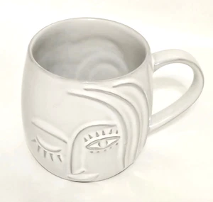 Starbucks Winking Mermaid Tail Anniversary Siren 14oz Coffee Mug Embossed 2013 - Picture 1 of 8