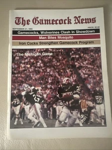 21 settembre 1985 South Carolina Gamecock News Programma Calcio Michigan Gioco - Foto 1 di 4