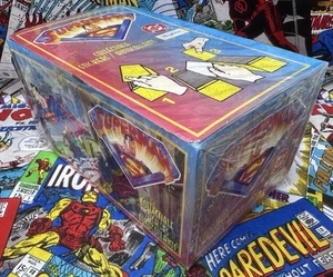 (1) 1996 Fleer/Skybox Superman Animated Series Sealed Box Sticker Packets - Picture 1 of 6