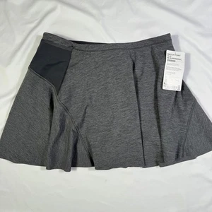 Athleta Match Point 15.5 Inch Skirt In Supersonic Dark Gray Size M Athletic - Picture 1 of 10