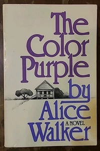1982 The Color Purple Novel ALICE WALKER First PB Book Harcourt Edition PULITZER - Imagen 1 de 9