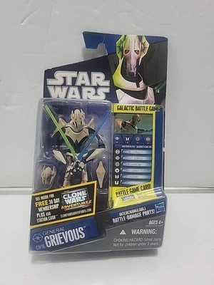Figura de acción Star Wars The Clone Wars CW10 General Grievous Hasbro 2010 nueva Foto 1 de 4