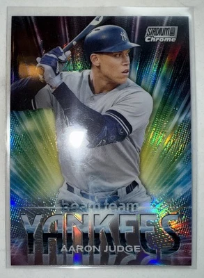 2020 Topps Stadium Club Chrome | AARON JUDGE Beam Team | BT-11 NY YANKEES - Image 1 of 4