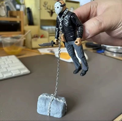 Jason Voorhees Aquarium Decor | Horror Fish Tank Ornament | Friday the 13th