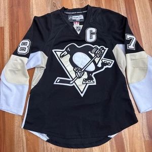 Pittsburgh Penguins Sidney Crosby Trikot Herren Gr. 50 schwarz CCM Reebok NHL Strap - Bild 1 von 11
