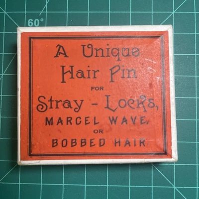 复古盒发针适用于 Marcel Wave 或 Bobbed 头发 - 全盒复古 — 第 1/4 张图片