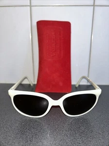 Vintage VUARNET Sunglasses Matte White Frame w/ Brown Lens. Made In France - Bild 1 von 9