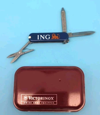 Cuchillo Victorinox Azul Ejército Suizo "Ejército Equipado" EN CAJA ING Anualidades Marca Foto 1 de 4