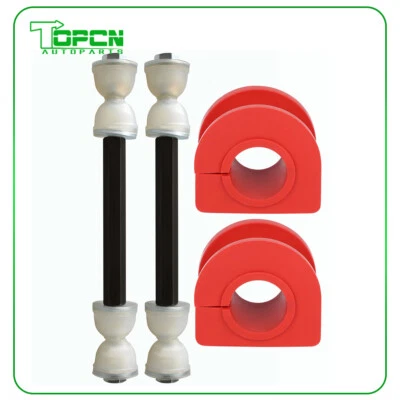 4x Front Sway Bar Link & Bushing Kit For Chevrolet Silverado Suburban 1500 2500 - Image 1 of 4