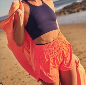 FP Movement by Free People Womens The Way Home Shorts Cayenne Size Medium - Picture 1 of 7