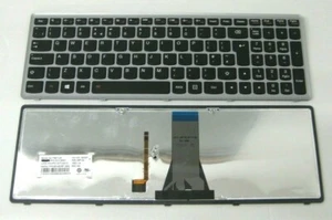 NUEVO TECLADO LENOVO G500s G505s S500 S510 REINO UNIDO GRIS RETROILUMINADO 9Z.NAFBT.Q0U F100 - Imagen 1 de 2