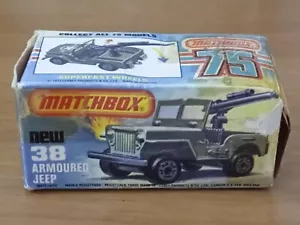 Matchbox Superfast: N°38 Armoured Jeep. - Foto 1 di 14