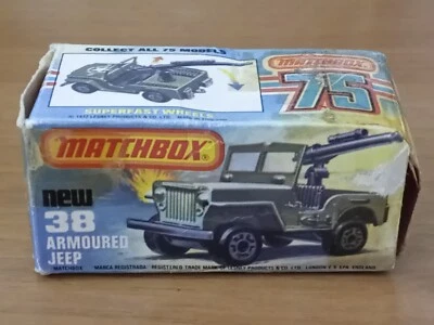 Matchbox Superfast: N°38 Armoured Jeep. - Immagine 1 di 4