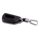 Carbon Fiber Style Key Fob Case Holder Keychain Fit for VW Golf GTI MK8 ID.4