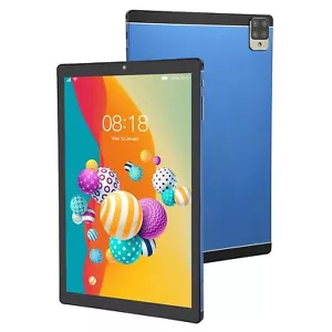 128GB Tablet 10.1 Inch Blue 6GB 128GB 10 Core CPU 8800mAh Dual Band 5G WiFi Fit - Picture 1 of 24