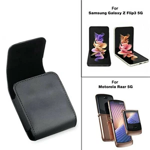 For Samsung Galaxy Z Flip3 5G Holster Vertical Belt Clip Loop Pouch Case - Picture 1 of 6