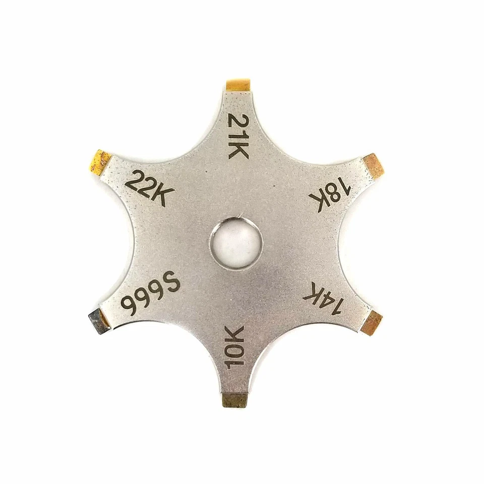 Gold Testing Needles Plate Acid Jewelry Test 10k, 14k, 18k, 21k, 22k & Silver - Image 1 of 1