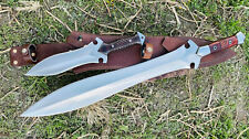EGKH-20 inches Blade Hand forged Hunting Sword-Viking sword-Custom made-Leaf 