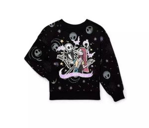 The Nightmare Before Christmas Girls Graphic Fleece Sweatshirt  XS (4-5) - Picture 1 of 3