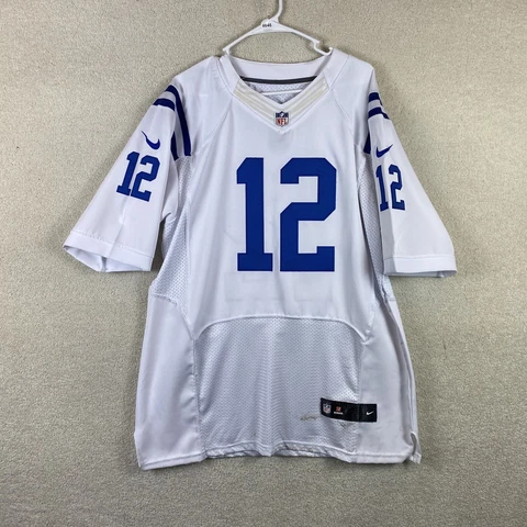 NFL Nike Indianapolis Colts Luck Jersey XL White Adult Size XL Short Sleeve Cover