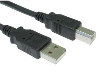 3m USB Printer Cable Lead Type A Male to B Male HP Epson Brother Canon - Image 1 of 4