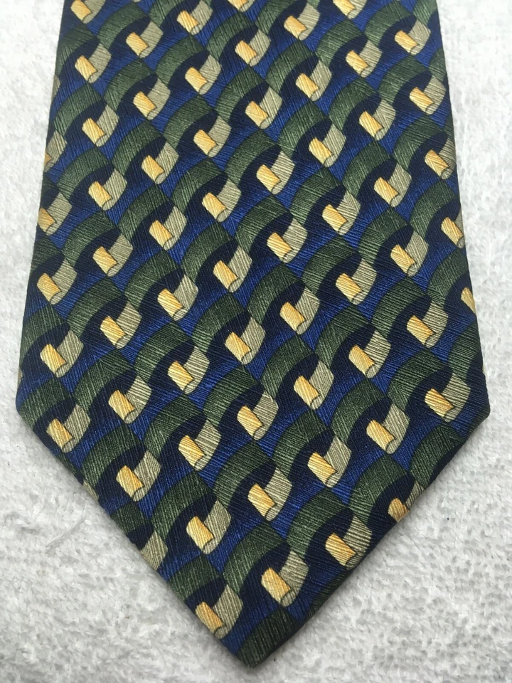 CORBATA HOMBRE HOY VERDE AZUL ORO 3,75 X 59 Foto 1 de 4