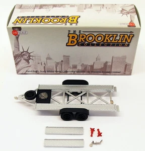 Brooklin Models 1/43 Scale Model BRK109 - Car Trailer Twin Axle - Silver - Picture 1 of 2