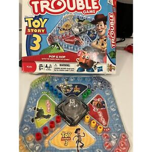 Pop-O-Matic Trouble Game - Toy Story 3 Edition, Hasbro, 2009, Incomplete