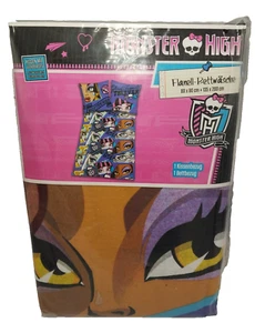 Monster High Flanell Lila Bettwäsche Set Kissen Bettbezug Neu OVP 2. Wahl # - Bild 1 von 2