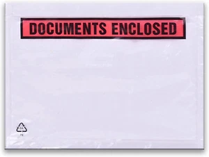 Bedrucktes Dokument beiliegende Umschläge Brieftaschen A5 1000 Stück (225 x 165 mm) - Bild 1 von 2