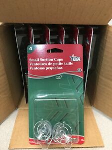 Adams 7500-77-1043 Clear Small Suction Cup Indoor Box of 48 1lb Capacity