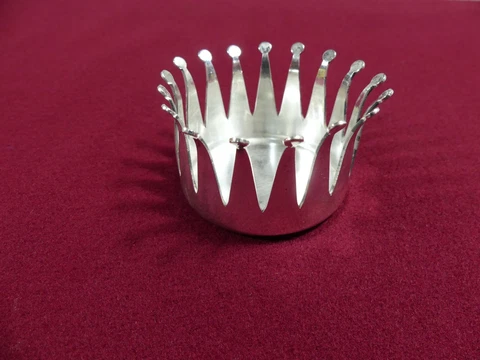 Rare Parkitsafe Sterling Silver Crown Ashtray Sir Jack's Cover