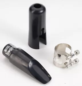 Berg Larsen Alto Saxophone Ebonite Mouthpiece Hard Rubber, 80/0 SMS BLRAS800SMS - Picture 1 of 5