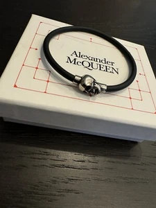 Alexander McQueen Men’s Rubber Cord Bracelet - Picture 1 of 8