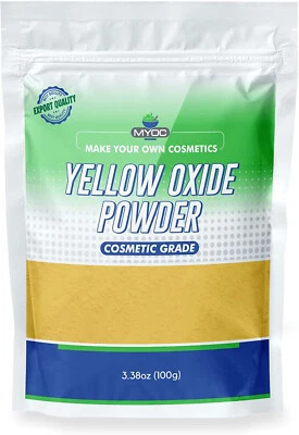 MYOC Yellow Oxide Powder | 100g/3.52 oz | Cosmetic Grade for Makeup & Paint - Image 1 of 4