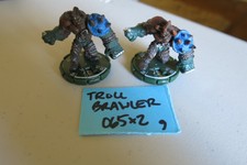 MAGE KNIGHT UNLIMITED 065 X2 TROLL BRAWLER GREEN BASE / LOT OF 2