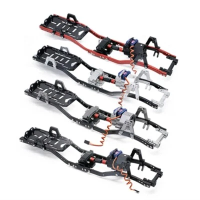 313mm Wheelbase Metal Chassis Frame Gearbox for Axial SCX10 1/10 RC Crawler Car - Image 1 of 4