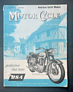 August 20th, 1959; The Motor Cycle Magazine; Motorcycles
